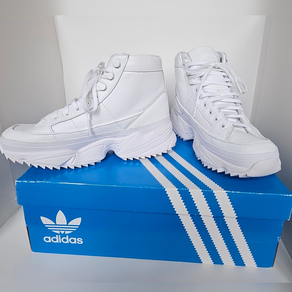 Adidas Women's White Chunky Sneakers